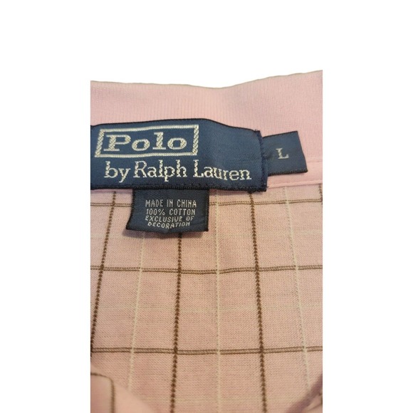 Polo Ralph Lauren Rare Pink Pony Large Polo‎ Collared Men Shirt - Picture 4 of 6